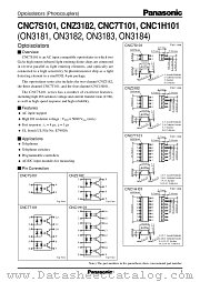 ON3184 datasheet pdf Panasonic