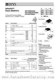 IXFT50N20 datasheet pdf IXYS Corporation