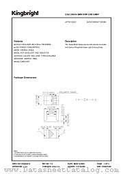 APT2012SGC datasheet pdf Kingbright Electronic
