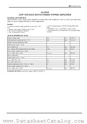 ILA7050 datasheet pdf INTEGRAL
