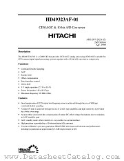 HD49323AF datasheet pdf Hitachi Semiconductor