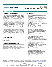 DS26502L datasheet pdf MAXIM - Dallas Semiconductor