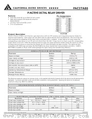 PAC27A88 datasheet pdf California Micro Devices Corp