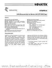 NT68P61A datasheet pdf Novatek