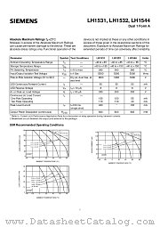 LH1531 datasheet pdf Siemens