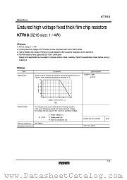 KTR18-EZP-F-3 datasheet pdf ROHM