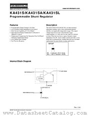 KA431SMF datasheet pdf Fairchild Semiconductor