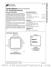 LQA28A datasheet pdf National Semiconductor