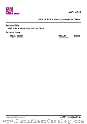 A43L4616V-7 datasheet pdf AMIC Technology