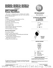 MUR820G datasheet pdf ON Semiconductor