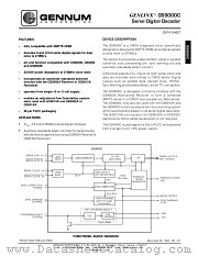 GS9000CCPJ datasheet pdf Gennum Corporation