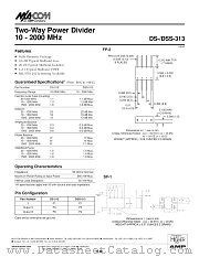 DS-313 datasheet pdf Tyco Electronics