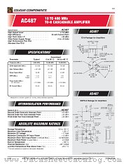 AC487 datasheet pdf Cougar Components