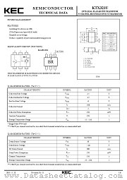 KTX321U datasheet pdf Korea Electronics (KEC)