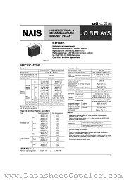 JQ1P-12V datasheet pdf Matsushita Electric Works(Nais)