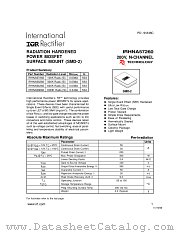 IRHNA54260 datasheet pdf International Rectifier