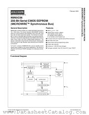 NM93C06LEM8 datasheet pdf Fairchild Semiconductor