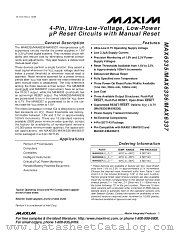 MAX6336USD-T datasheet pdf MAXIM - Dallas Semiconductor