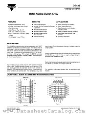 DG485AZ datasheet pdf Vishay