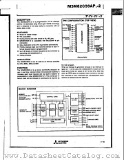M5M82C59AP-2 datasheet pdf Mitsubishi Electric Corporation