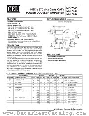 MC-7847 datasheet pdf NEC