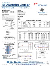 BDCA-16-30 datasheet pdf Mini-Circuits