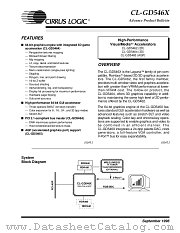 CL-GD546X datasheet pdf Cirrus Logic