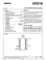 HI3318 datasheet pdf Intersil