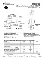 GFB50N03 datasheet pdf General Semiconductor