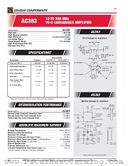 AC383 datasheet pdf Cougar Components