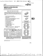 MB6022A-PD datasheet pdf Fujitsu Microelectronics