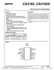 CA3162AE datasheet pdf Intersil