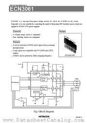 ECN3061SP datasheet pdf Hitachi Semiconductor