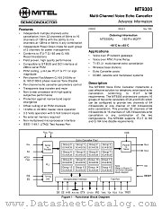MT9300AL datasheet pdf Mitel Semiconductor