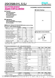 2SK3588-01SJ datasheet pdf Fuji Electric