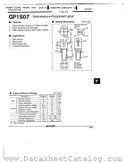 GP1S07 datasheet pdf SHARP