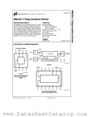 MM5369AA/N datasheet pdf National Semiconductor