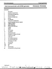 PCD3344AT datasheet pdf Philips