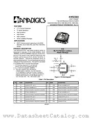 AWS5508 datasheet pdf Anadigics Inc