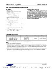 K4M51163LE-F datasheet pdf Samsung Electronic