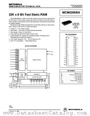 MCM6206BA datasheet pdf Motorola