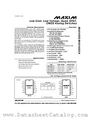 MAX4066AC/D datasheet pdf MAXIM - Dallas Semiconductor