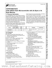 COP8TAC5ELQ8 datasheet pdf National Semiconductor