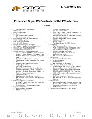 LPC47M112-MC datasheet pdf SMSC Corporation