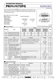 PD70FG datasheet pdf SanRex