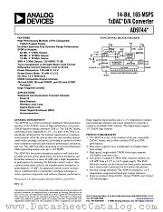 AD9744ARRL datasheet pdf Analog Devices