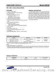 K4S511633F-L datasheet pdf Samsung Electronic