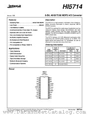 HI5714/6CB datasheet pdf Intersil