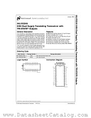 54LVX3245J-QML datasheet pdf National Semiconductor