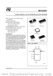 M27C2001-55L1TR datasheet pdf ST Microelectronics